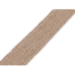 Chingă iută, lățime 30 mm - Ecru (1 Metru)