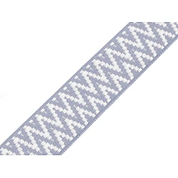 Chingă poliester, față dublă, lățime 38 mm - Albastru deschis (1 Metru)