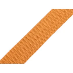 Chingă ba + pes latime 32 mm - Galben muștar (1 Metru)