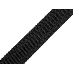 Chingă ba + pes latime 32 mm - Negru (1 Metru)