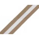 Chinga ba + pes latime 38 mm - Bej pal (1 Metru)
