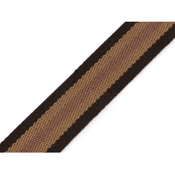 Chingă două fețe 38 mm - Maro (1 Metru)