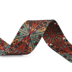 Chingă cu două fețe 38 mm - Turcoaz (1 Metru)