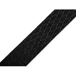 Chingă cu dublă față 38 mm - Negru (1 Metru)