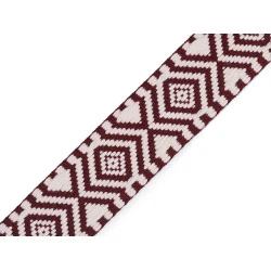 Chingă cu dublă față 38 mm - Maro (1 Metru)