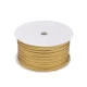 Şnur plat lurex, gol în interior, lățime 2,5 mm - Auriu (200 Metri) Şnur plat lurex, gol în interior, lățime 2,5 mm - Auriu (200 Metri)