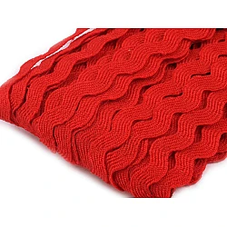 Bandă zig-zag, lățime 5 mm - Roșu (30 Metri)