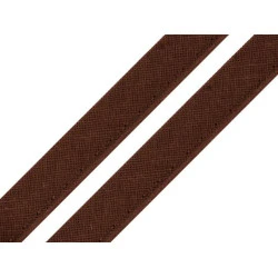 Paspoal / vipușcă bumbac, lățime 12 mm - Brunette (100 Metri)