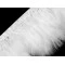 Bandă din pene de barză marabou 12-15 cm - Alb (1 Bucată) Bandă din pene de barză marabou 12-15 cm - Alb (1 Bucată)