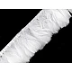 Bandă din pene de gâscă  6-8 cm - Albastru închis (1 Metru)
