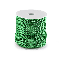 Șnur răsucit, ø5 mm - Verde (20 Metri)