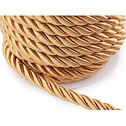 Șnur răsucit, ø10 mm - Maro bronz (10 Metri)