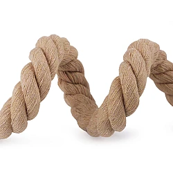 Șnur din bumbac răsucit ø20 mm - Ecru natural (1 Metru)