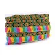 Bandă cu franjuri, motiv indian, lățime 50 mm - Multicolor (1 Metru)