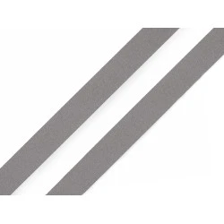 Bandă reflectorizantă de cusut  10 mm - Gri neutral (100 Metri)