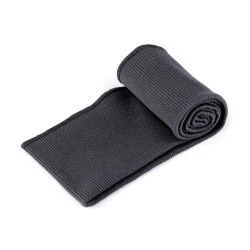 Betelie / bandă tricot elastic,  8x80 cm - Gri închis (1 Bucată)