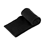 Betelie / bandă tricot elastic,  8x80 cm - Negru (1 Bucată)