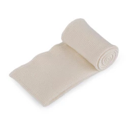 Betelie / bandă tricot elastic,  8x80 cm - Bej foarte deschis (1 Bucată)