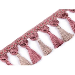 Franjuri 11 cm - Roz vintage (1 Metru)