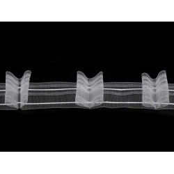 Rejansă perdele lățime 50 mm - Transparent (50 Metri)