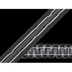 Rejansă perdele lățime 25 mm - Transparent (50 Metri)