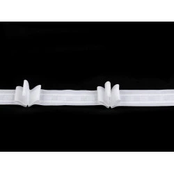 Rejansă perdele latime 25 mm - Alb (50 Metri)
