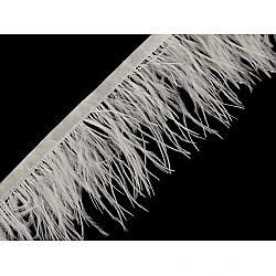 Banda pene de marabu 5-10 cm - Off white (1 Metru)
