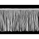 Franjuri lucioase 10 cm - Alb (1 Metru)