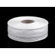 Panglică țesută 40 mm - Alb (1 Metru)