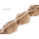 Bordura / vipusca din blana artificiala, latime 3 cm - Off white (1 Metru)