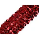 Galon elastic cu paiete 45 mm - Roz deschis (1 Metru)