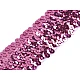 Galon elastic cu paiete 45 mm - Roz deschis (1 Metru)