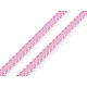 Galon din satin / panglica latime 10 mm - Roz deschis (1 Metru)
