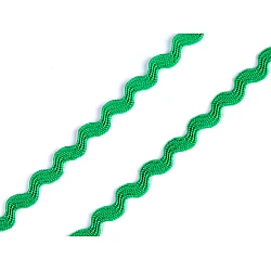 Bandă zig-zag 3,5 mm - Verde irlandez (28 Metri)