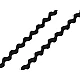 Bandă zig-zag 3,5 mm - Verde irlandez (28 Metri)