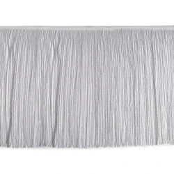 Franjuri cu lurex, latime 50 cm - Argintiu (1 Metru)