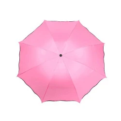 Umbrelă pliabilă femei magic - Roz vintage (1 Bucată)