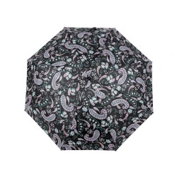 Mini umbrelă pliabilă pentru femei - Negru (1 Bucată)