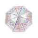 Umbrela transparenta pentru copii - Mov deschis (1 Bucată)