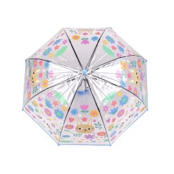 Umbrela transparenta pentru copii - Albastru deschis (1 Bucată)