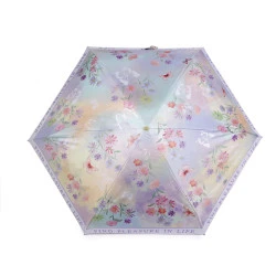 Umbrelă pliabilă mini pentru femei - Mov deschis (1 Bucată)