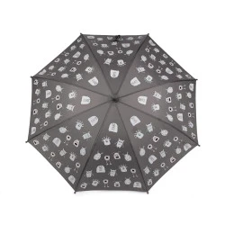 Umbrelă copii magic (schimbă culoarea), diverse modele - Gri neutral (1 Bucată)