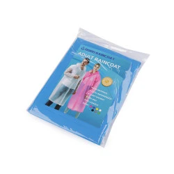 Pelerină de ploaie pentru adulți - Albastru delta (1 Bucată)