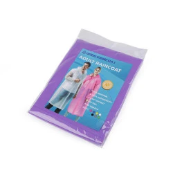 Pelerină de ploaie pentru adulți - Violet (1 Bucată)