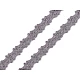 Dantelă bumbac croşetată, lățime 12 mm - Roșu (1 Metru)