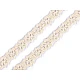 Dantelă bumbac croşetată, lățime 12 mm - Roșu (1 Metru)