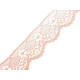 Dantelă sintetică, lățime 40 mm - Alb (270 Metri)