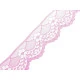 Dantelă sintetică, lățime 40 mm - Alb (270 Metri)