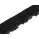 Bandă plisată, lățime 78 mm - Negru (1 Metru)