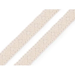 Dantelă / inserție croșetată 19 mm - Ecru deschis (1 Metru)